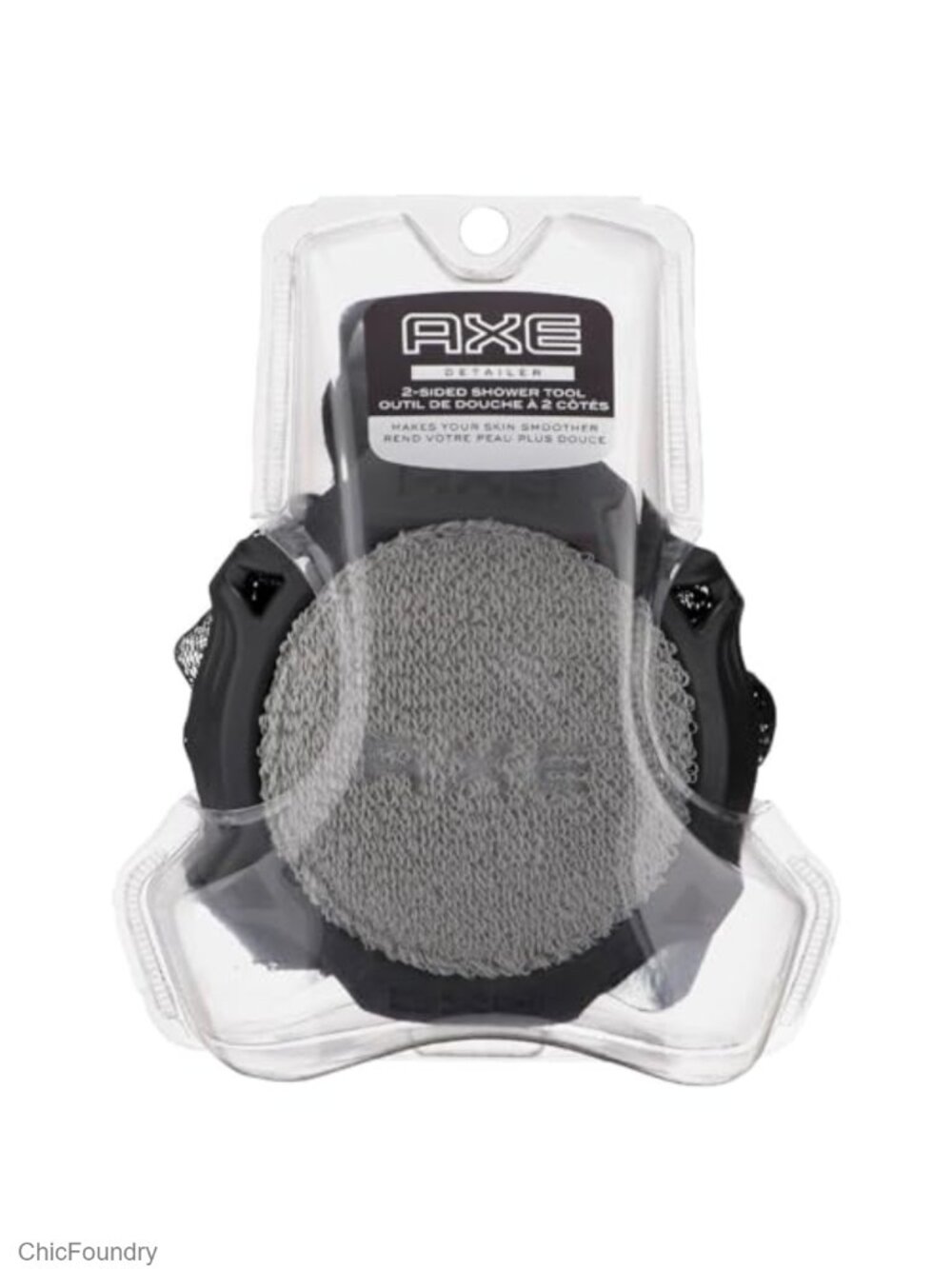Men's 2-Sided Shower Scrubber Exfoliating Mesh Lathering Tool